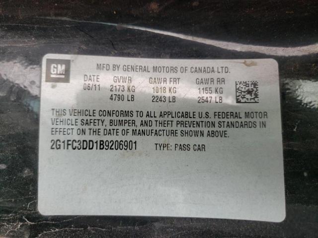 Photo 10 from auction – 2011 CHEVROLET CAMARO LT with VIN 2G1FC3DD1B9206901