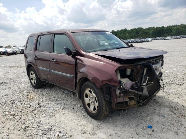 HONDA PILOT LX 2009 with VIN 5FNYF38279B005591 - Photo from auction