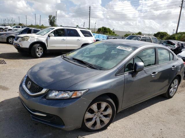 Photo 2 from auction – 2013 HONDA CIVIC LX with VIN 19XFB2F59DE208605