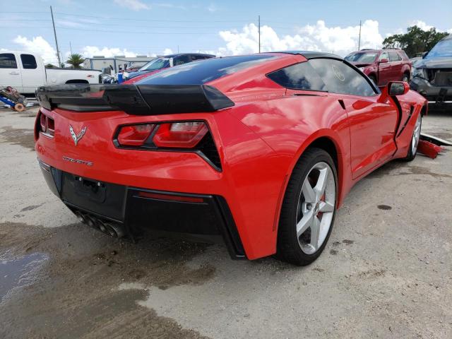 Photo 4 from auction – 2014 CHEVROLET CORVETTE S with VIN 1G1YB2D71E5125091