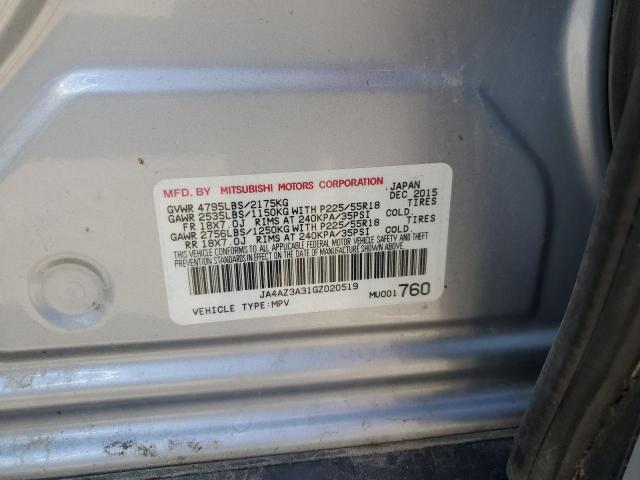 Photo 10 from auction – 2016 MITSUBISHI OUTLANDER with VIN JA4AZ3A31GZ020519