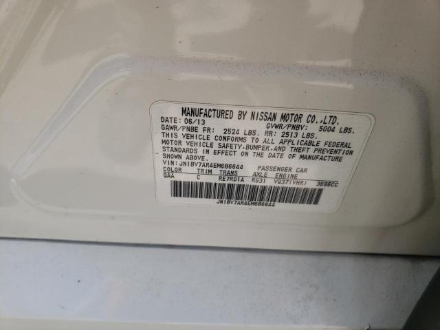 Photo 10 from auction – 2014 INFINITI Q50 BASE with VIN JN1BV7AR4EM686644