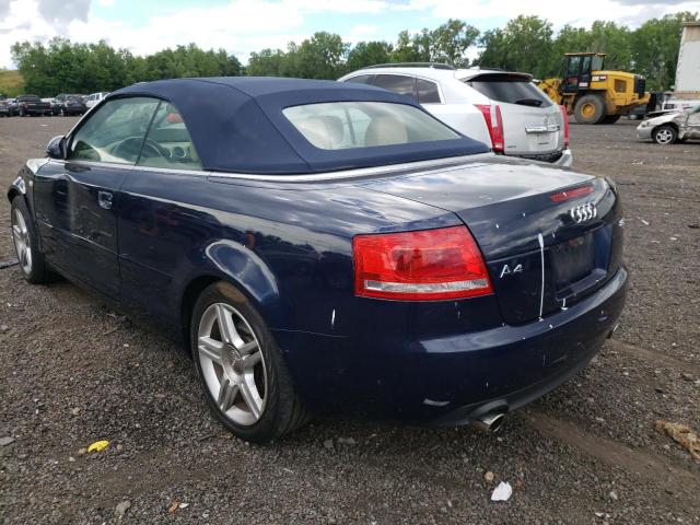 Photo 3 from auction – 2008 AUDI A4 2.0T CA with VIN WAUDF48H38K010276