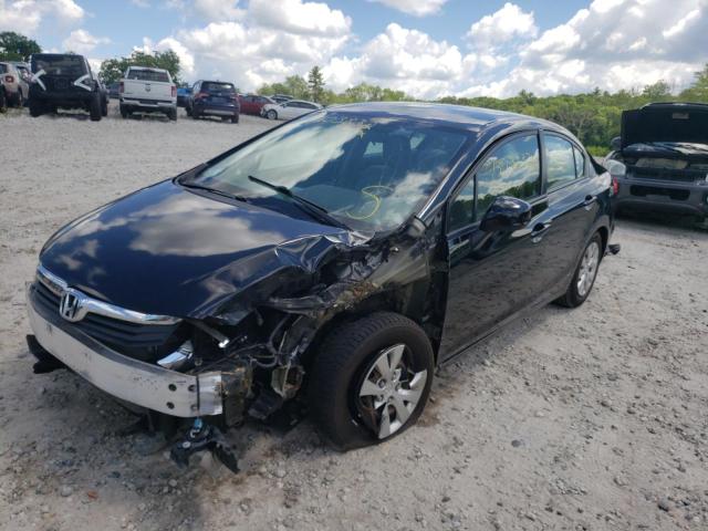 Photo 2 from auction – 2012 HONDA CIVIC LX with VIN 2HGFB2E50CH549879