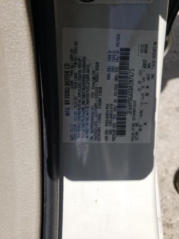 Photo 10 from auction – 2011 FORD FUSION S with VIN 3FAHP0GAXBR287675