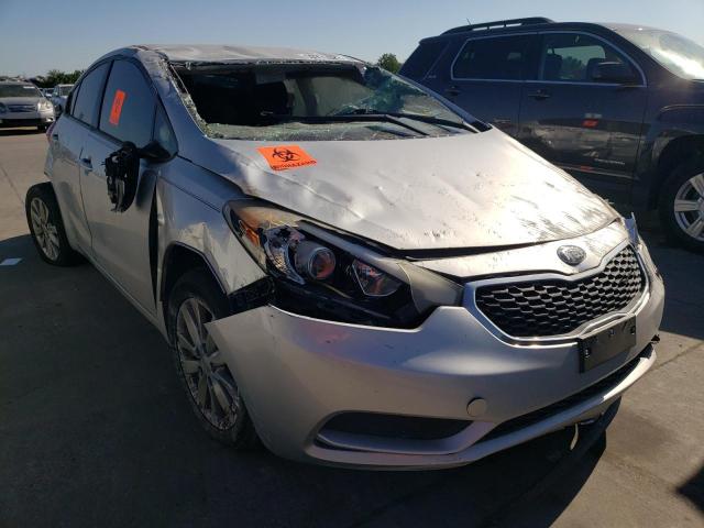 KIA FORTE LX 2014 with VIN KNAFX4A6XE5137745 - Photo from auction