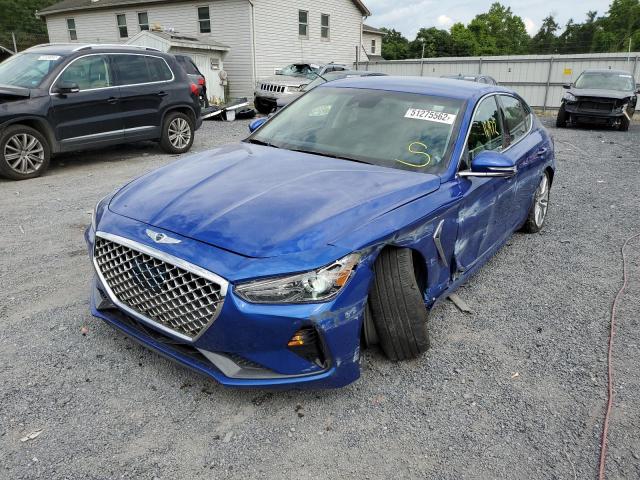 Photo 2 from auction – 2021 GENESIS G70 with VIN KMTG64LA4MU074904