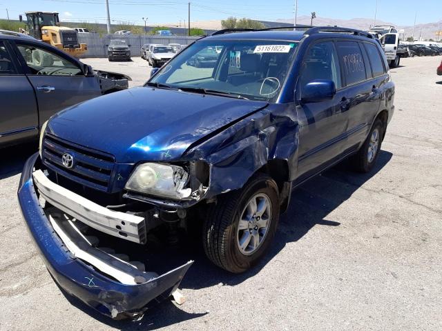 Photo 2 from auction – 2007 TOYOTA HIGHLANDER with VIN JTEEP21A870213224