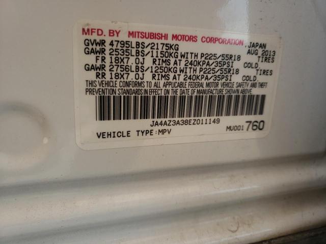Photo 10 from auction – 2014 MITSUBISHI OUTLANDER with VIN JA4AZ3A38EZ011149