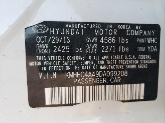 Photo 10 from auction – 2013 HYUNDAI SONATA HYB with VIN KMHEC4A49DA099208