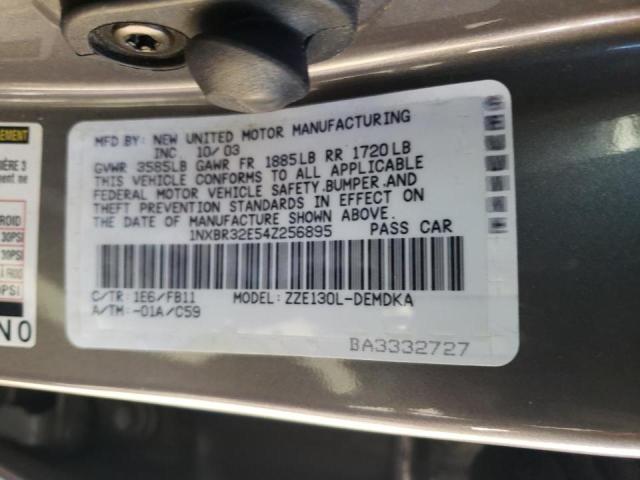 Photo 10 from auction – 2004 TOYOTA COROLLA CE with VIN 1NXBR32E54Z256895
