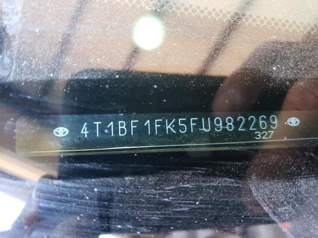 Photo 10 from auction – 2015 TOYOTA CAMRY LE with VIN 4T1BF1FK5FU982269