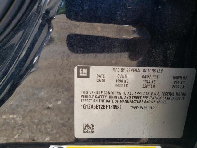 Photo 10 from auction – 2011 CHEVROLET MALIBU LS with VIN 1G1ZA5E12BF180691