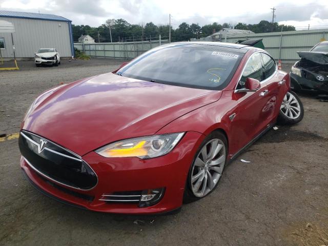 Photo 2 from auction – 2015 TESLA MODEL S 85 with VIN 5YJSA1H23FFP70091