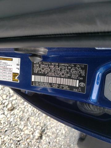 Photo 10 from auction – 2010 TOYOTA PRIUS with VIN JTDKN3DUXA0188519