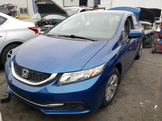 Photo 2 from auction – 2015 HONDA CIVIC LX with VIN 19XFB2F5XFE025345