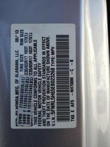 Photo 10 from auction – 2014 HONDA ODYSSEY EX with VIN 5FNRL5H65EB023268
