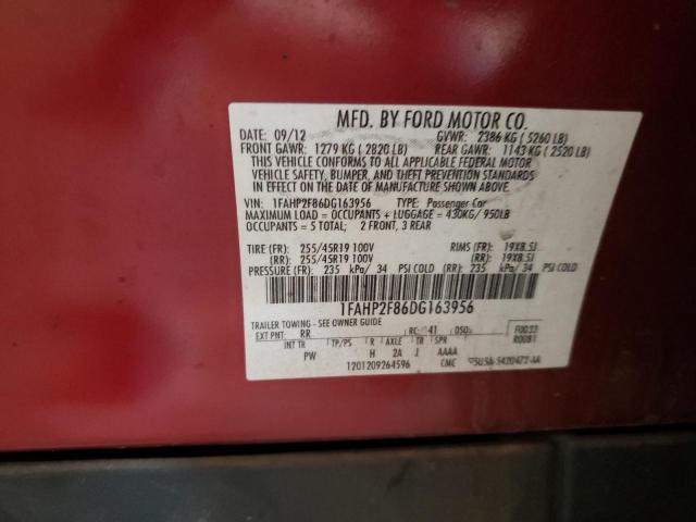 Photo 10 from auction – 2013 FORD TAURUS LIM with VIN 1FAHP2F86DG163956