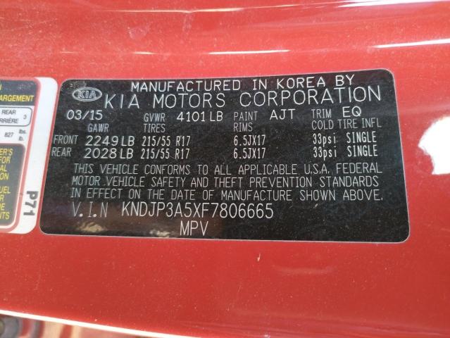 Zdjęcie 10 z aukcji – 2015 KIA SOUL + z VIN KNDJP3A5XF7806665