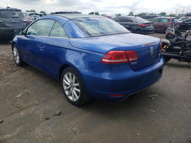 Photo 3 from auction – 2012 VOLKSWAGEN EOS KOMFOR with VIN WVWBW7AH1CV006465