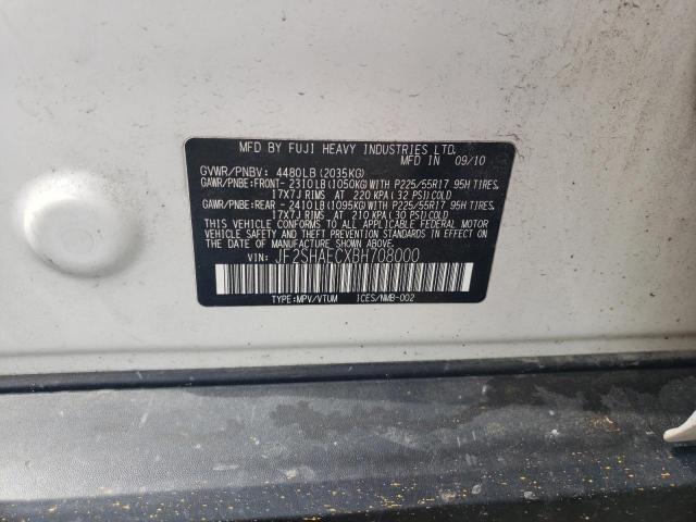 Photo 10 from auction – 2011 SUBARU FORESTER L with VIN JF2SHAECXBH708000