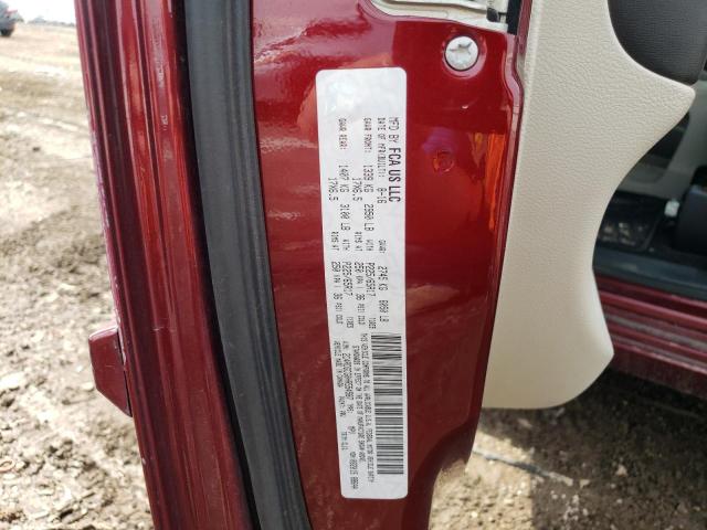 Photo 10 from auction – 2017 DODGE GRAND CARA with VIN 2C4RDGCG0HR554587