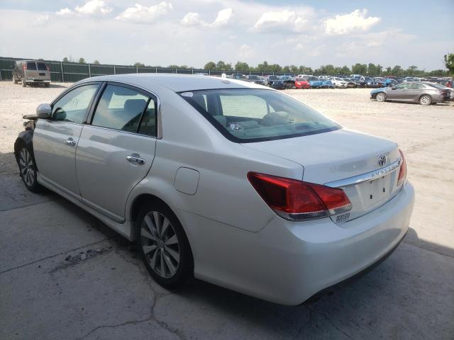 Photo 3 from auction – 2011 TOYOTA AVALON BAS with VIN 4T1BK3DB8BU401416