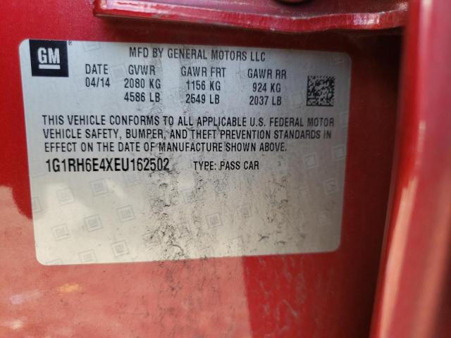 Photo 10 from auction – 2014 CHEVROLET VOLT with VIN 1G1RH6E4XEU162502