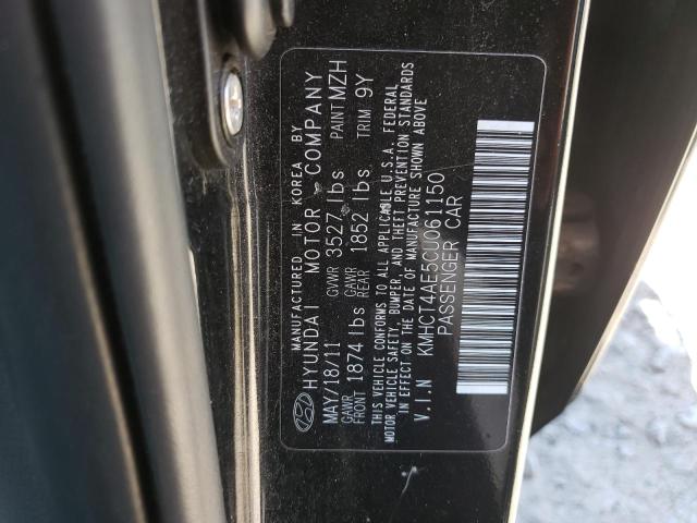 Photo 10 from auction – 2012 HYUNDAI ACCENT GLS with VIN KMHCT4AE5CU061150