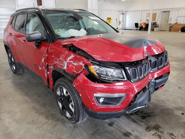 JEEP COMPASS TR 2018 with VIN 3C4NJDDB7JT357640 - Photo from auction