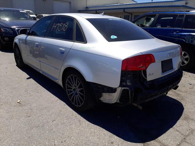 Photo 3 from auction – 2008 AUDI A4 S-LINE with VIN WAUBF78E08A052912