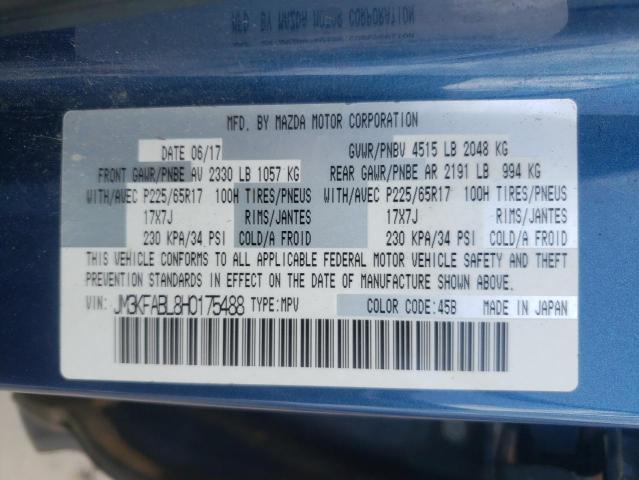 Photo 10 from auction – 2017 MAZDA CX-5 SPORT with VIN JM3KFABL8H0175488
