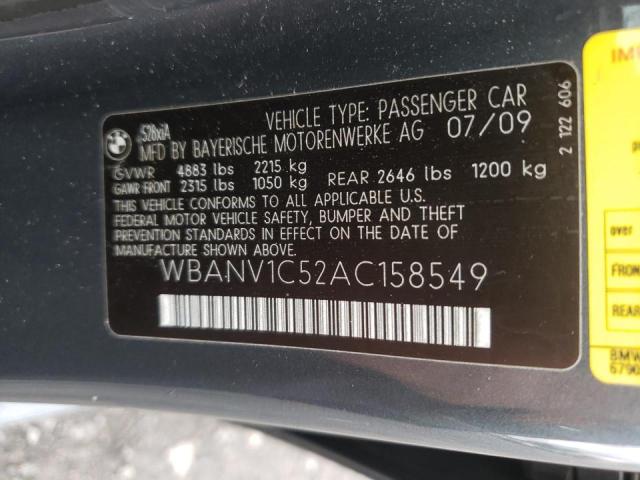 Photo 10 from auction – 2010 BMW 528 XI with VIN WBANV1C52AC158549