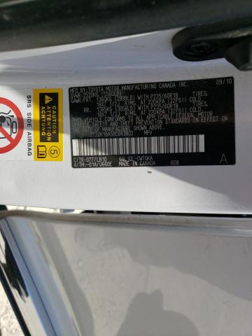 Photo 10 from auction – 2011 LEXUS RX 350 with VIN 2T2ZK1BA5BC043802