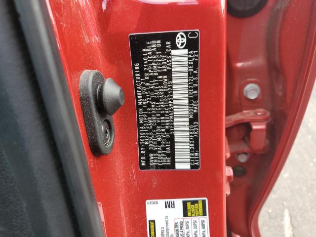 Photo 10 from auction – 2021 TOYOTA COROLLA LE with VIN 5YFEPMAE5MP221219
