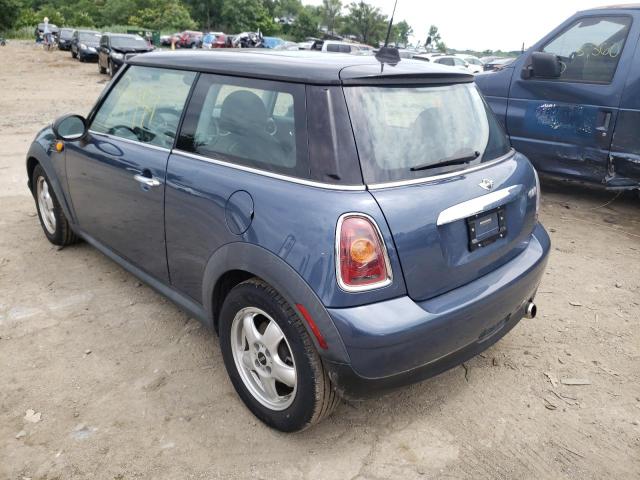 Photo 3 from auction – 2010 MINI COOPER with VIN WMWMF3C5XATZ25620