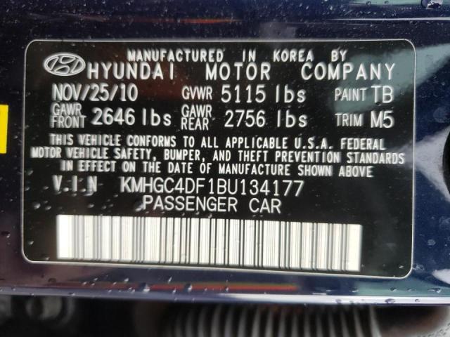 Photo 10 from auction – 2011 HYUNDAI GENESIS 4. with VIN KMHGC4DF1BU134177