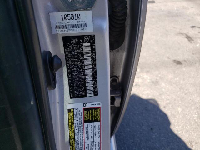 Photo 10 from auction – 2010 TOYOTA COROLLA BA with VIN 2T1BU4EE0AC447024