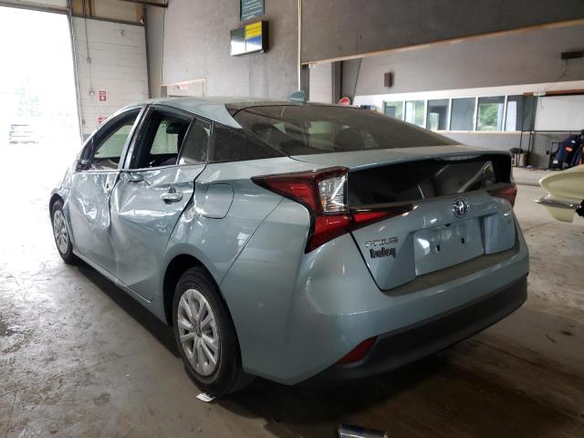 Photo 3 from auction – 2019 TOYOTA PRIUS with VIN JTDKARFU7K3087482