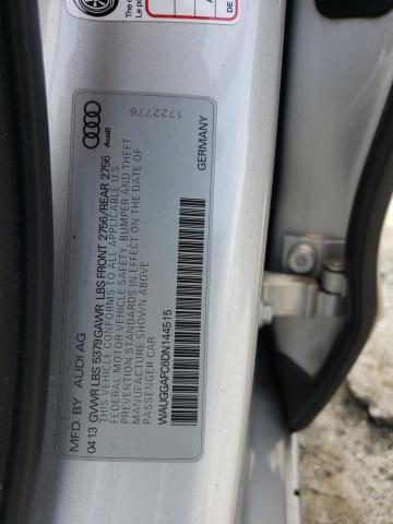 Photo 10 from auction – 2013 AUDI A6 PREMIUM with VIN WAUGGAFC6DN144515