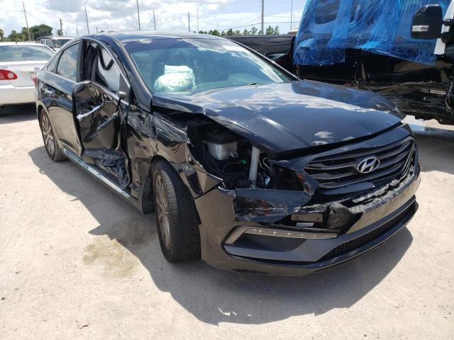 HYUNDAI SONATA SPO 2017 with VIN 5NPE34AF4HH583758 - Photo from auction