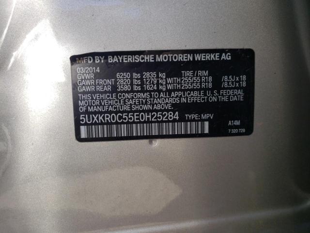 Photo 10 from auction – 2014 BMW X5 XDRIVE3 with VIN 5UXKR0C55E0H25284