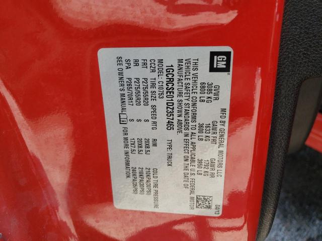 Photo 10 from auction – 2013 CHEVROLET SILVERADO with VIN 1GCRCSE01DZ357465