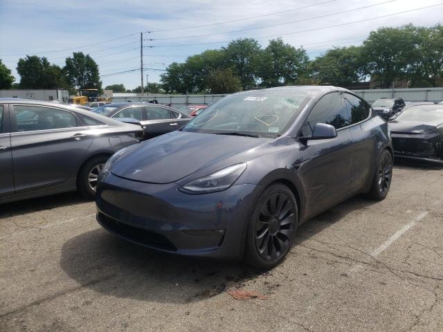 Photo 2 from auction – 2021 TESLA MODEL Y with VIN 5YJYGDEF0MF252583