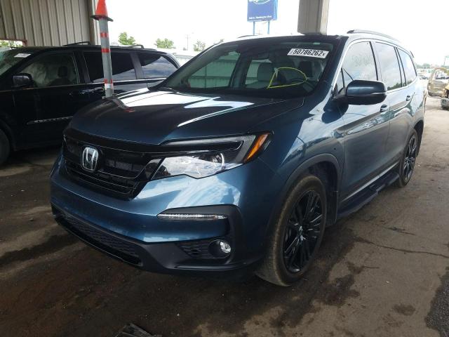 Photo 2 from auction – 2021 HONDA PILOT SE with VIN 5FNYF6H26MB055408