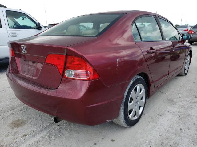 Photo 4 from auction – 2008 HONDA CIVIC LX with VIN 1HGFA16508L101342