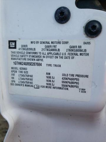 Photo 10 from auction – 2005 GMC SIERRA K25 with VIN 1GTHK24U85E287684