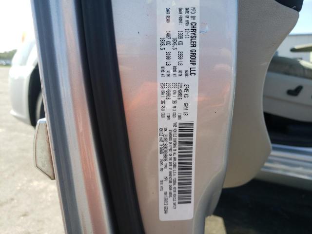 Photo 10 from auction – 2012 CHRYSLER TOWN & COU with VIN 2C4RC1BG6CR208036