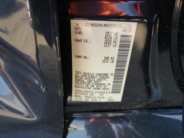 Photo 10 from auction – 2018 NISSAN ALTIMA 2.5 with VIN 1N4AL3AP4JC250033