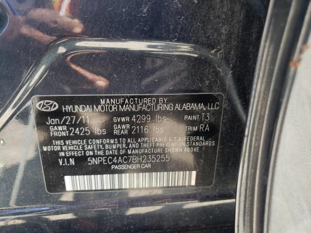 Photo 10 from auction – 2011 HYUNDAI SONATA SE with VIN 5NPEC4AC7BH235255